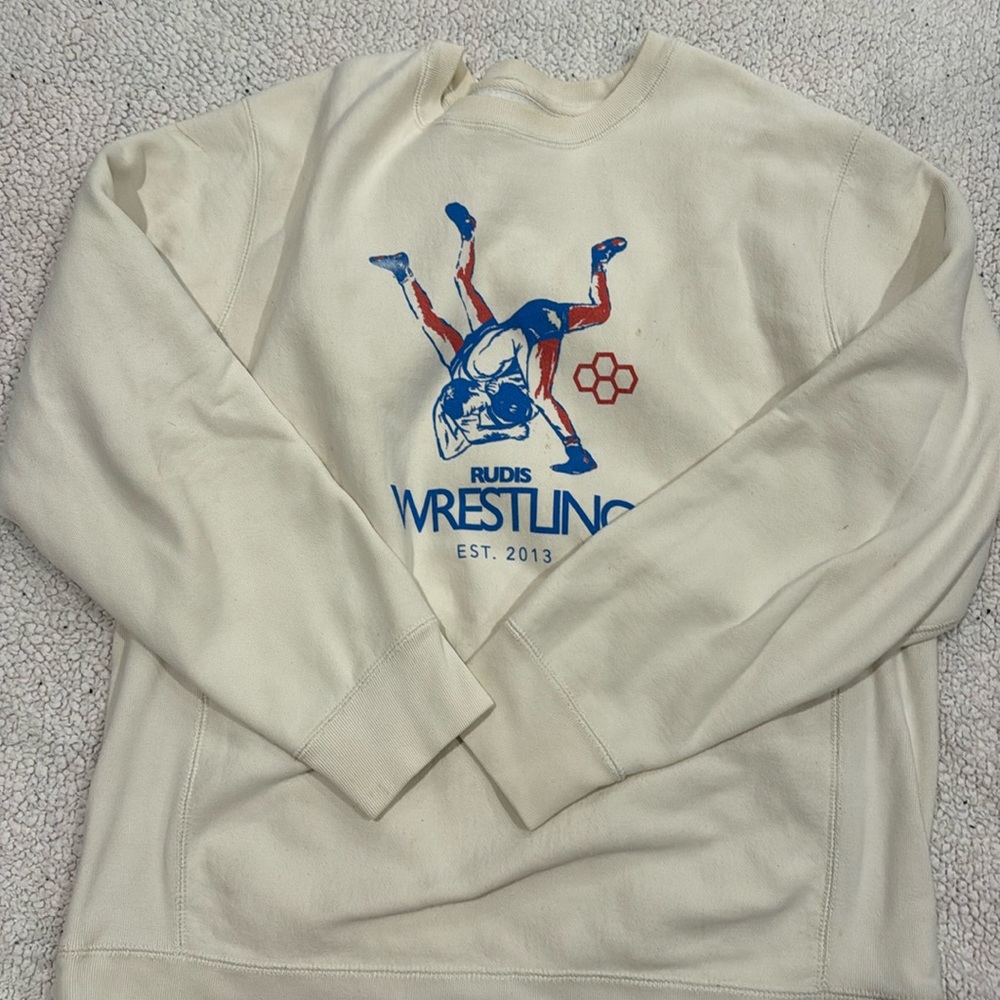 Rudis Wrestling graphic crewneck